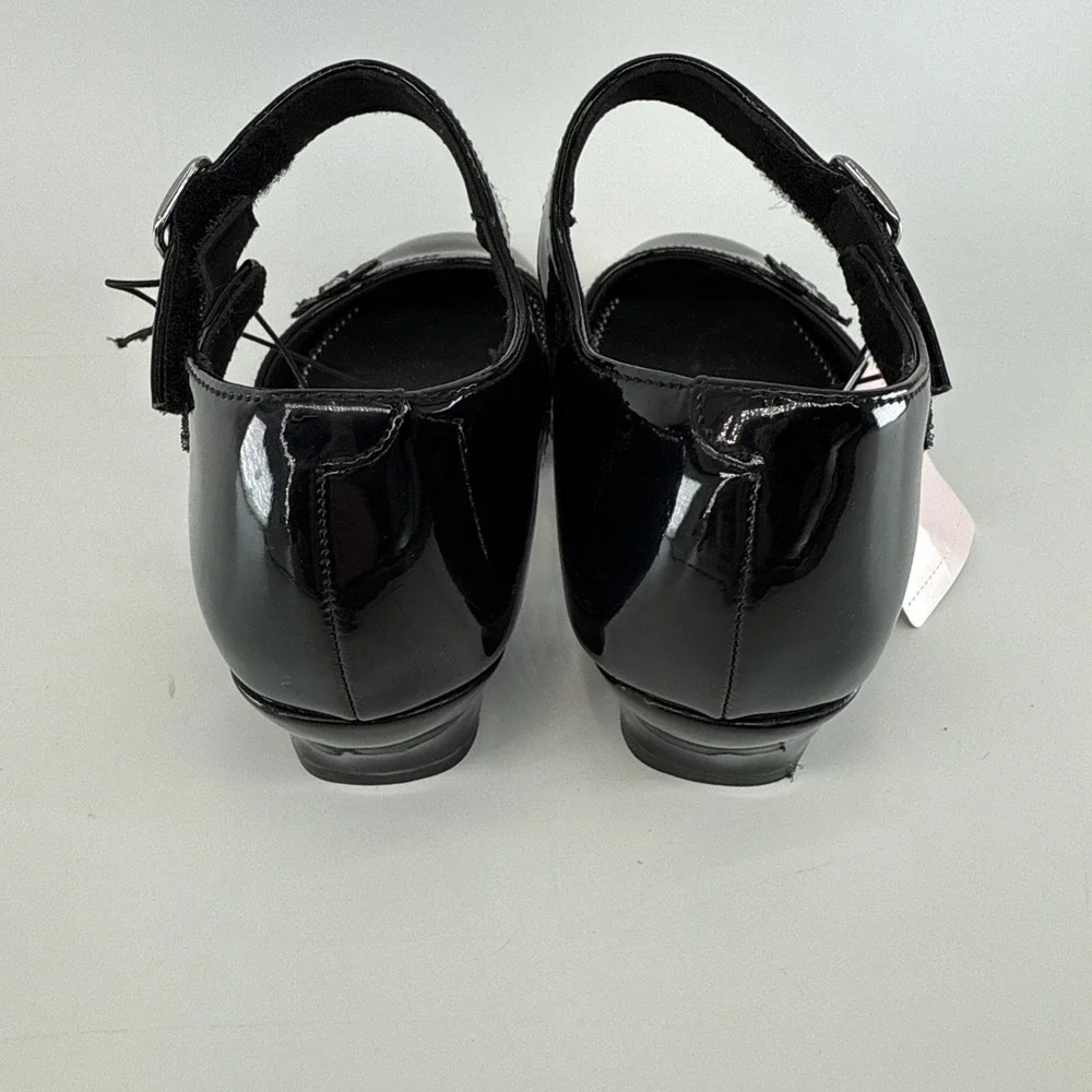 NWT Girls Shoes 3M Christie‎ & Jill ~ Black Patent Mary Janes